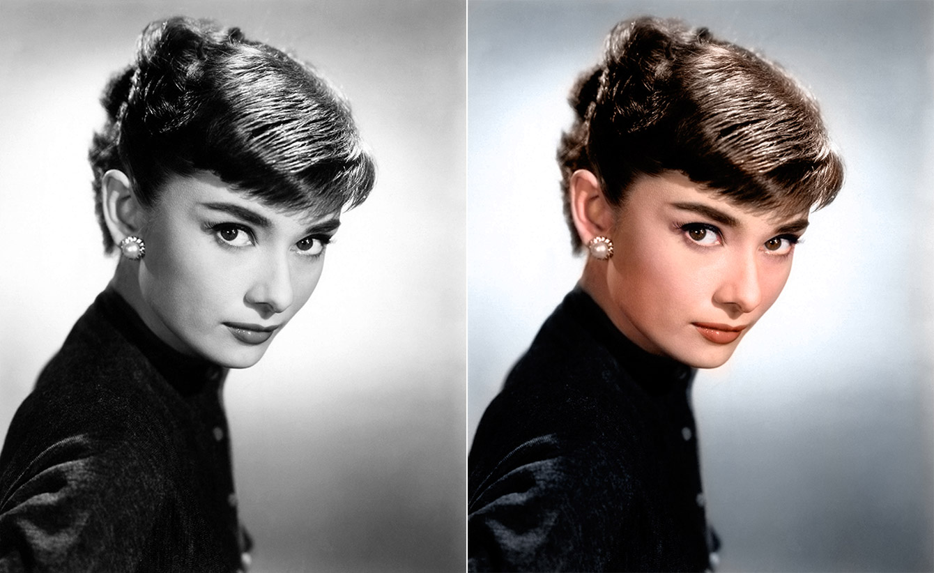 Bud Fraker'io Audrey Hepburn nuotrauka, 1953 metai