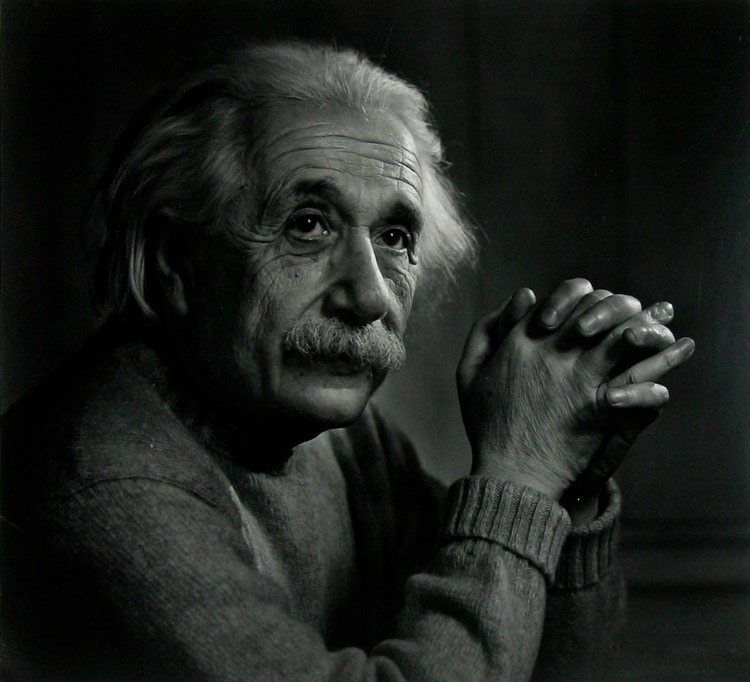 Albert Einstein, 1948.