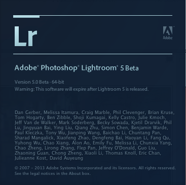 Adobe Photoshop Lightroom 5 (public beta)